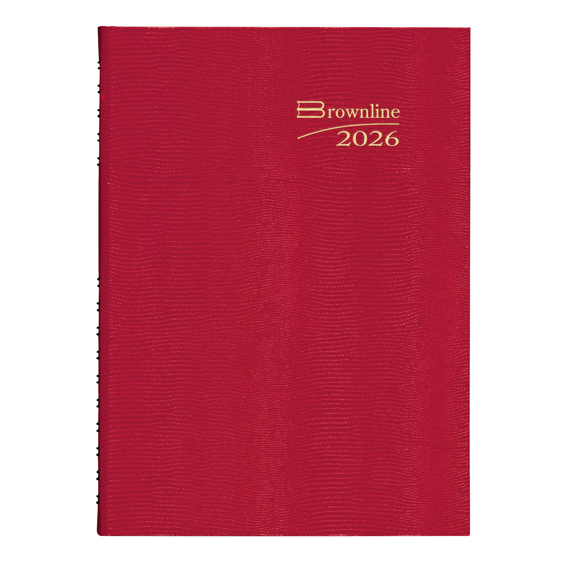 Brownline CoilPro Daily Planner 2026, English, Red C550C.RED-26