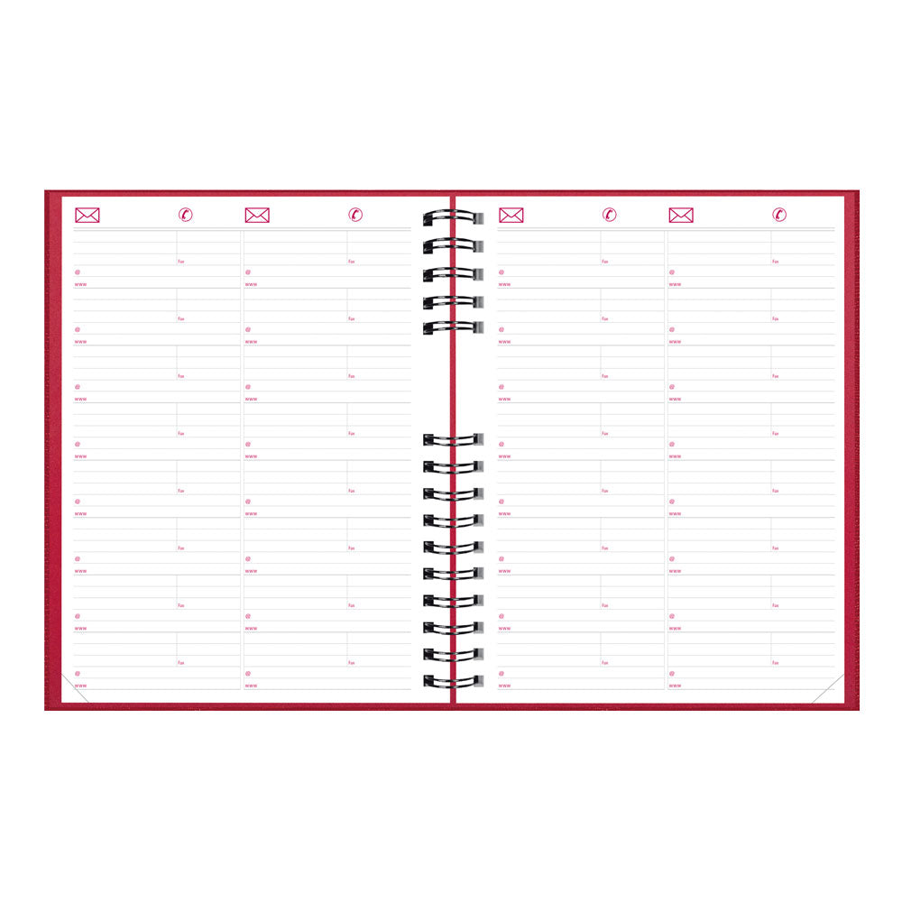 Brownline CoilPro™ Daily Untimed Planner, 2027, English, Bright Red C550C.RED-27