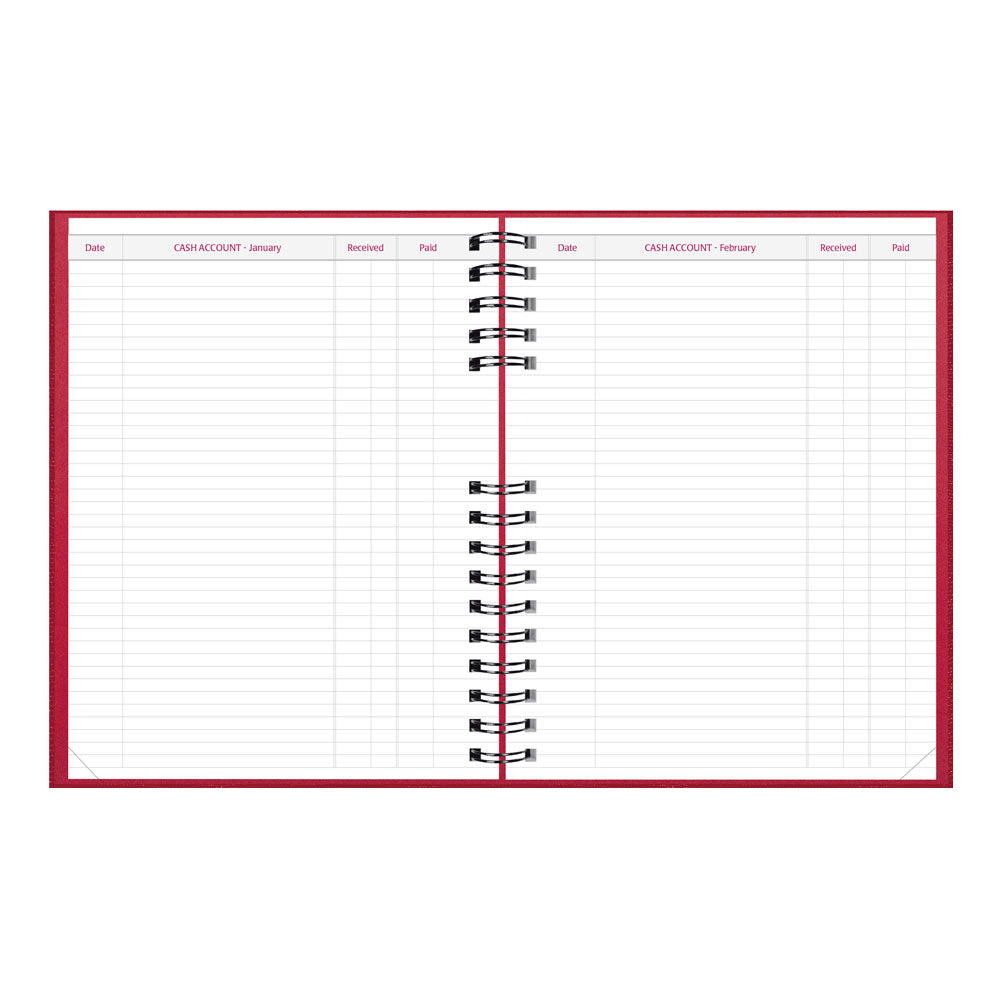 Brownline CoilPro™ Daily Untimed Planner, 2027, English, Bright Red C550C.RED-27