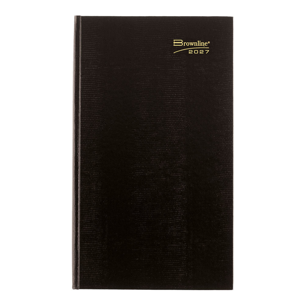 Traditional Daily Untimed Planner, 2027, English Black C551.BLK-27 - Brownline
