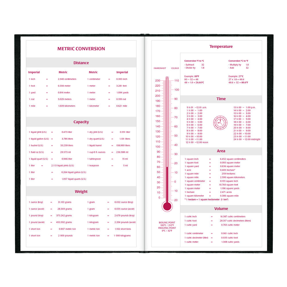 Traditional Daily Untimed Planner, 2027, English Black C551.BLK-27 - Brownline