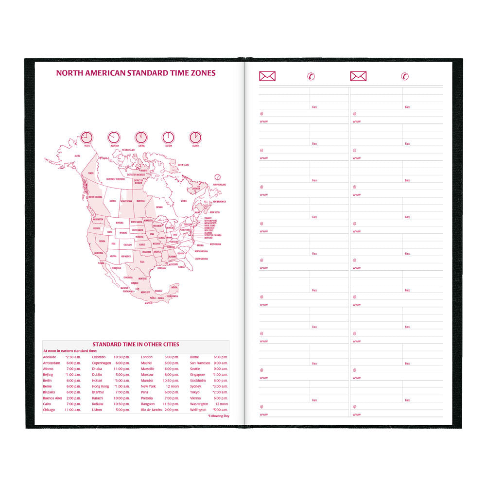 Traditional Daily Untimed Planner, 2027, English Black C551.BLK-27 - Brownline