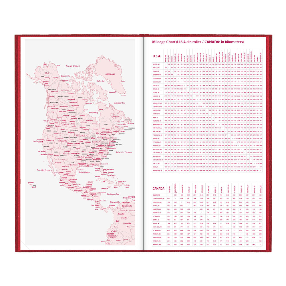 Traditional Daily Untimed Planner, 2027, English Red C551.RED-27 - Brownline
