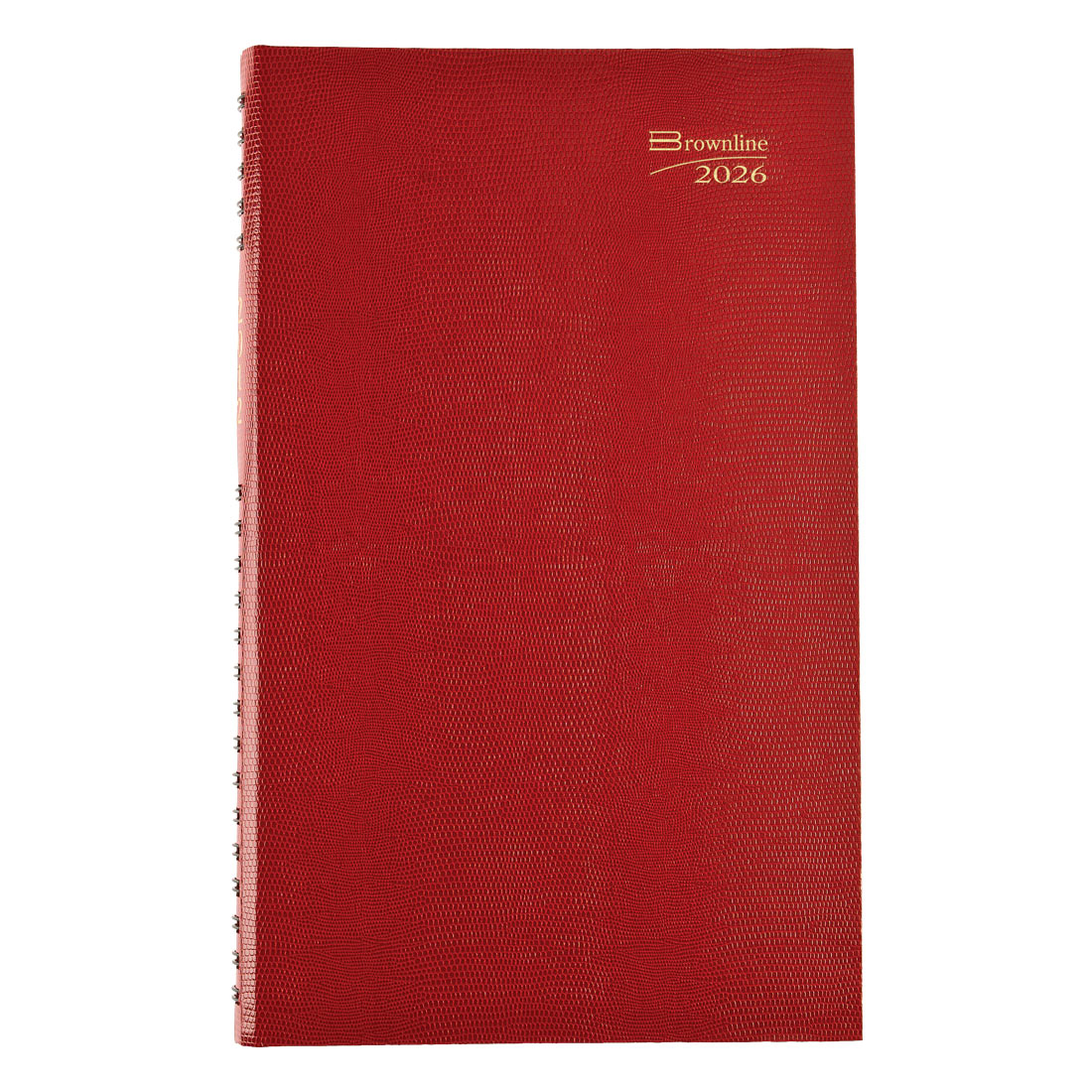 Brownline CoilPro Daily Planner 2026, English, Red C551C.RED-26