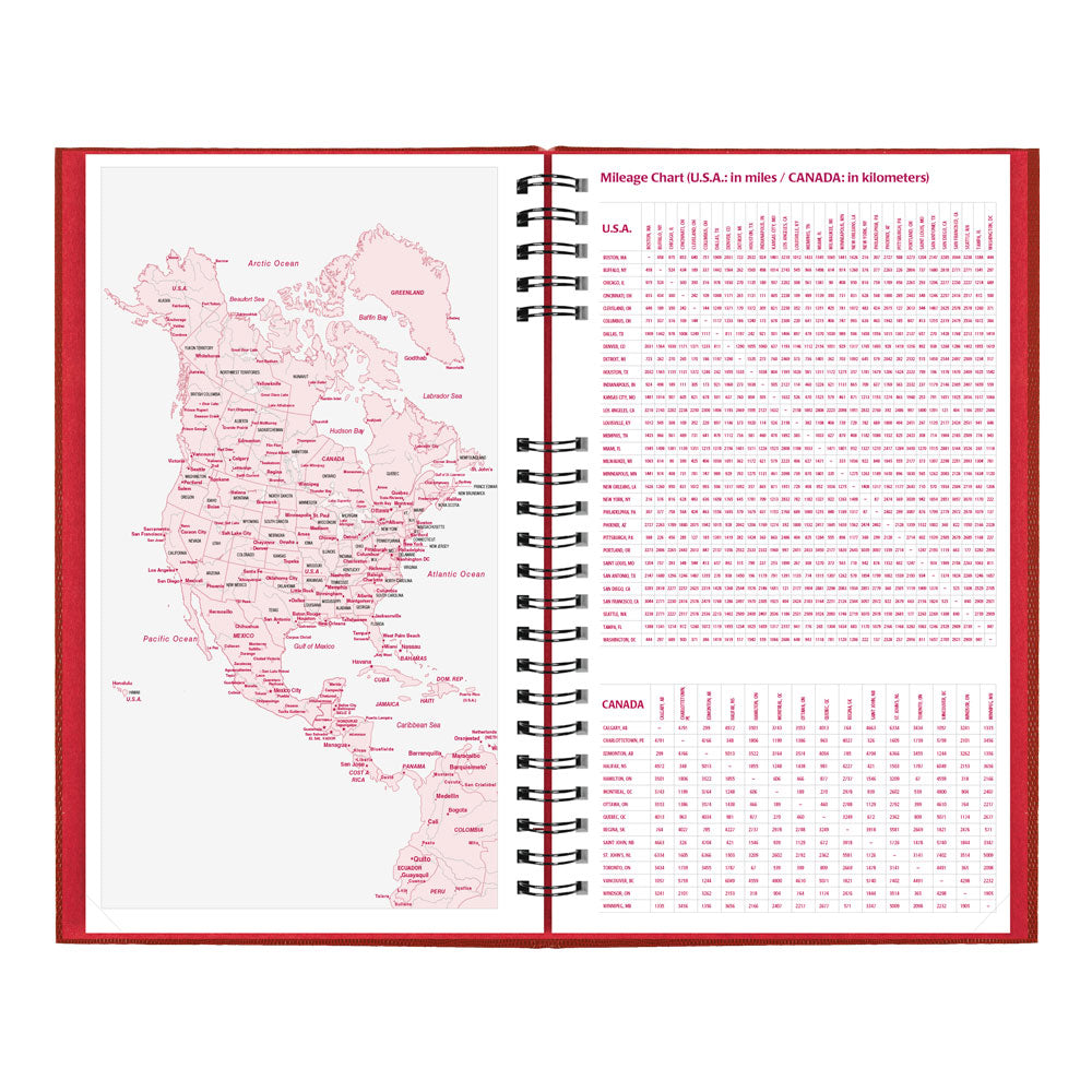 Brownline CoilPro™ Daily Untimed Planner, 2027, English, Bright Red C551C.RED-27