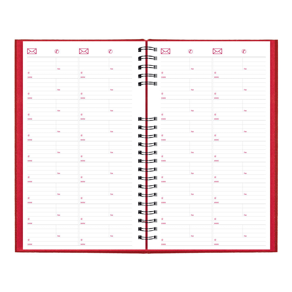 Brownline CoilPro™ Daily Untimed Planner, 2027, English, Bright Red C551C.RED-27