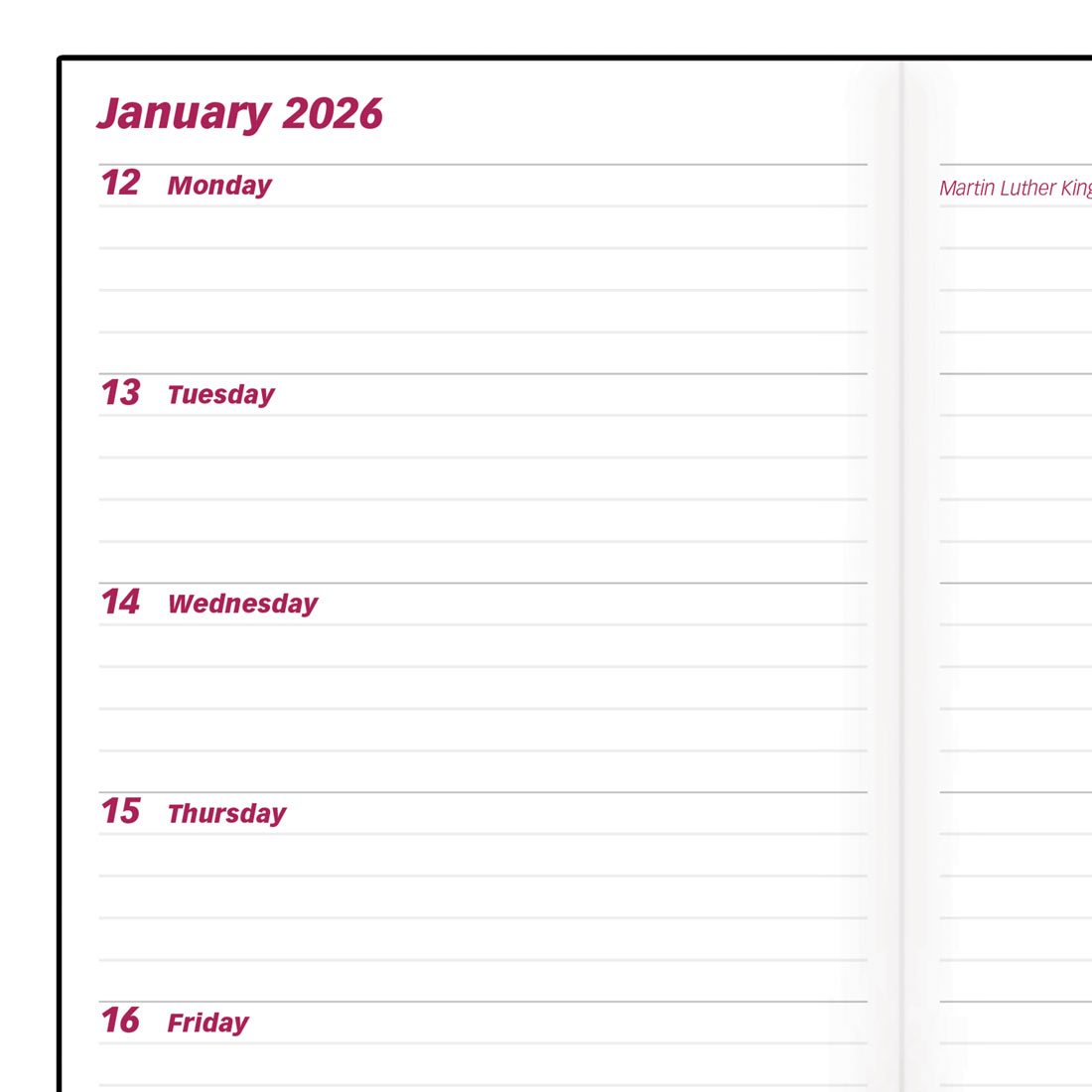 Brownline Essential Two-Week Pocket Planner 2026, English C5626.81Z-26