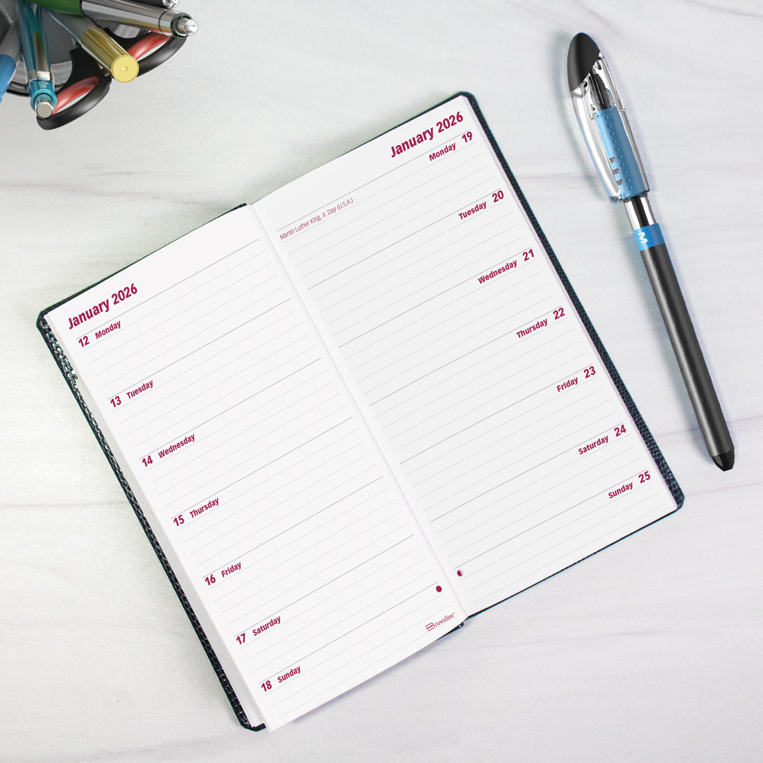 Brownline Essential Two-Week Pocket Planner 2026, English C5626.81Z-26