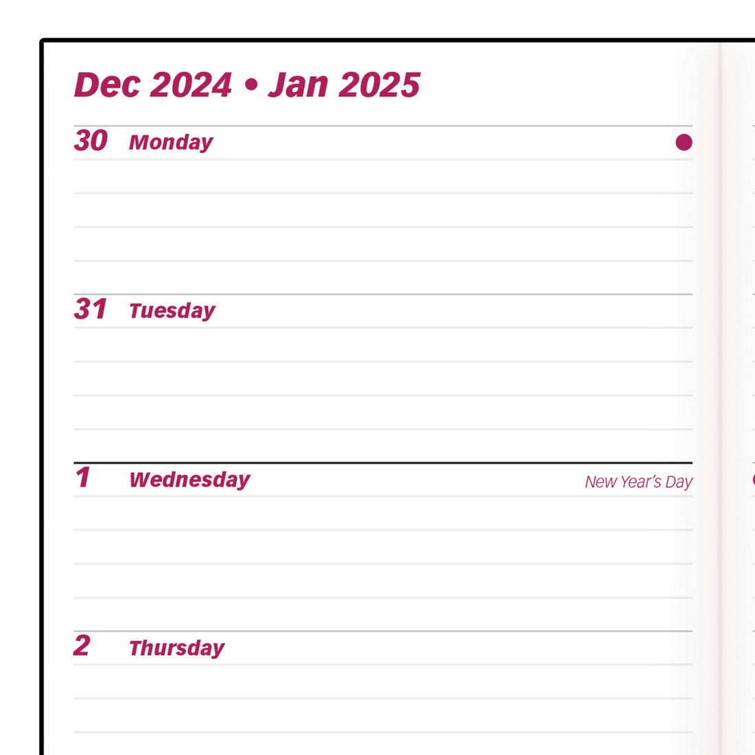 Essential Two-week Pocket Planner 2025, English, C5626.81Z