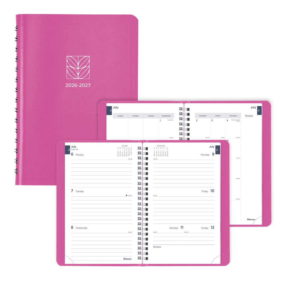 Blueline Academic Weekly Planner, Fashion, 2026-2027 CA101F.01 #colour_fashion-pink