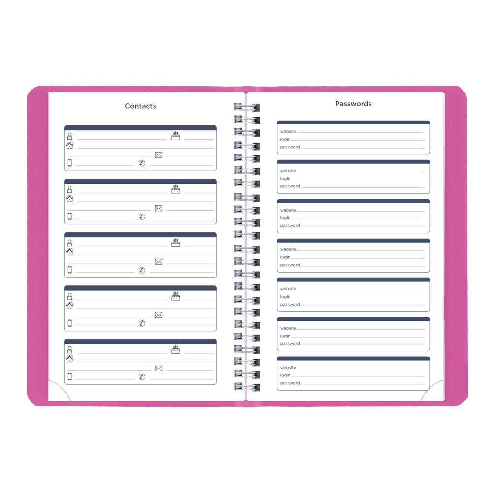 Blueline Academic Weekly Planner, Fashion, 2026-2027 CA101F.01 #colour_fashion-pink