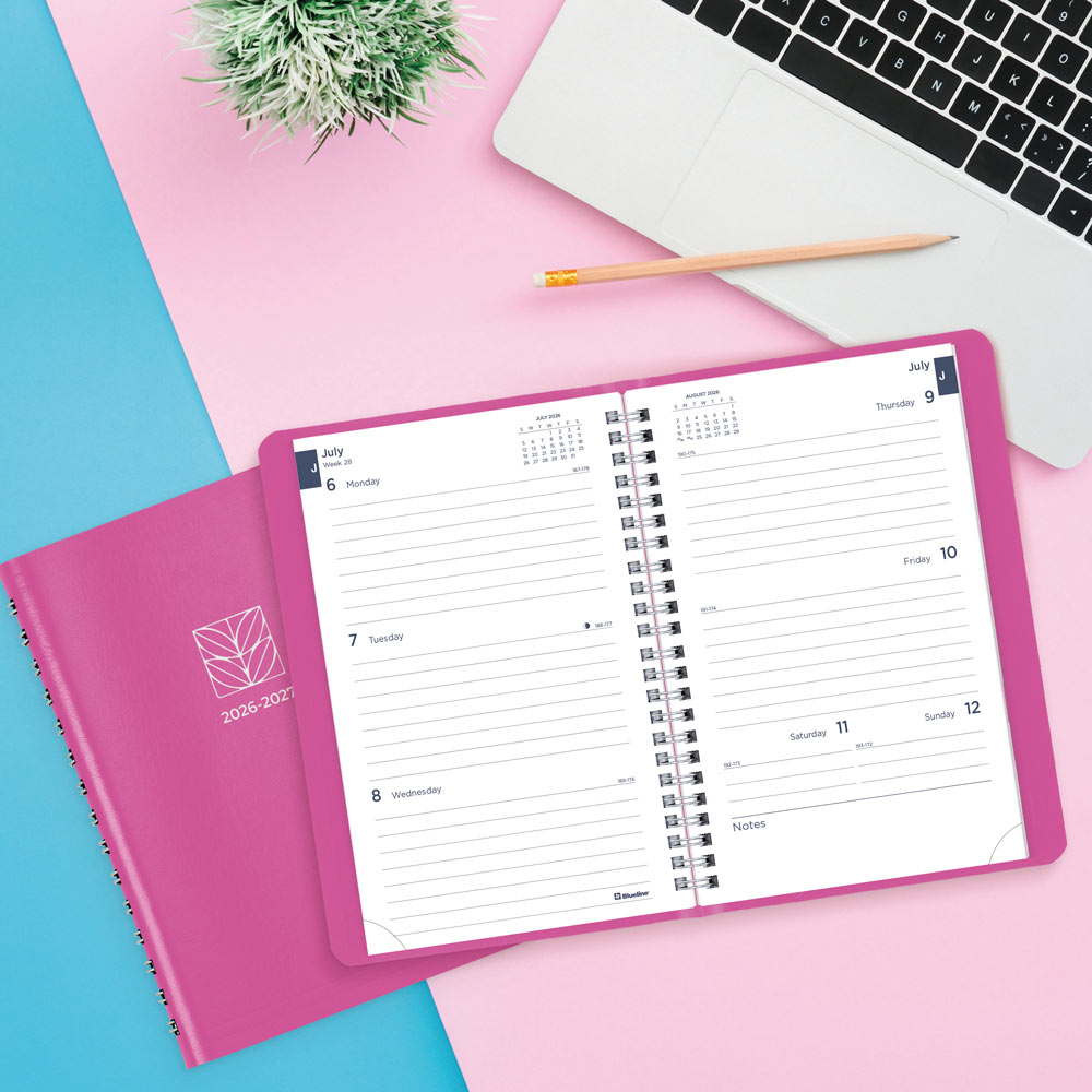 Blueline Academic Weekly Planner, Fashion, 2026-2027 CA101F.01 #colour_fashion-pink