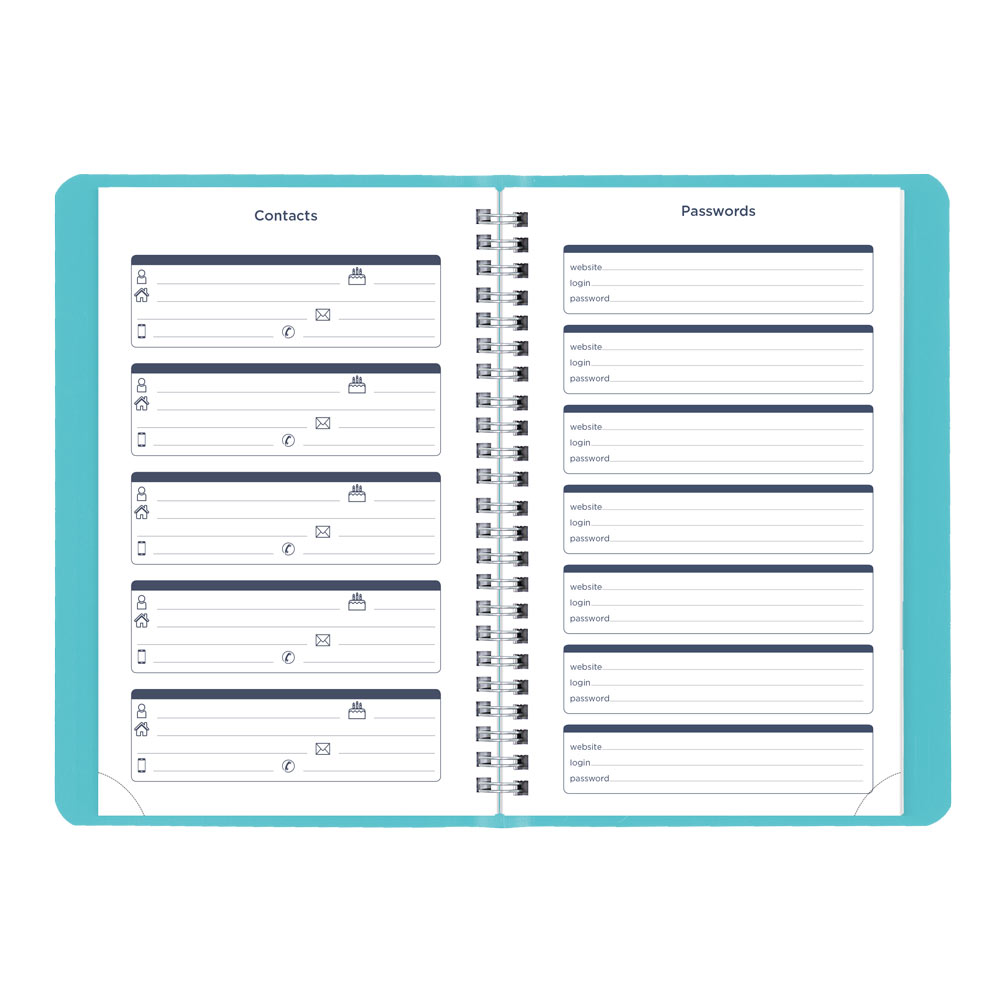 Blueline Academic Weekly Planner, Fashion, 2026-2027 CA101F.02 #colour_fashion-blue