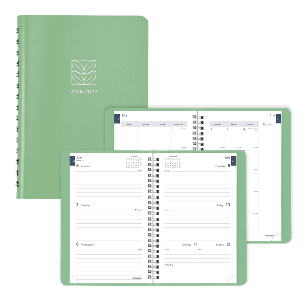 Blueline Academic Weekly Planner, Fashion, 2026-2027 CA101F.03 #colour_fashion-green