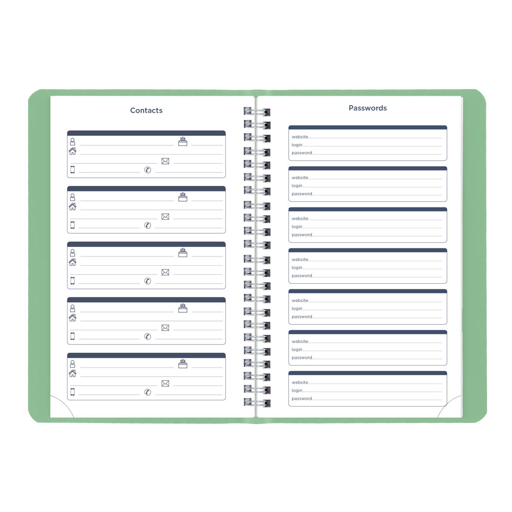Blueline Academic Weekly Planner, Fashion, 2026-2027 CA101F.03 #colour_fashion-green