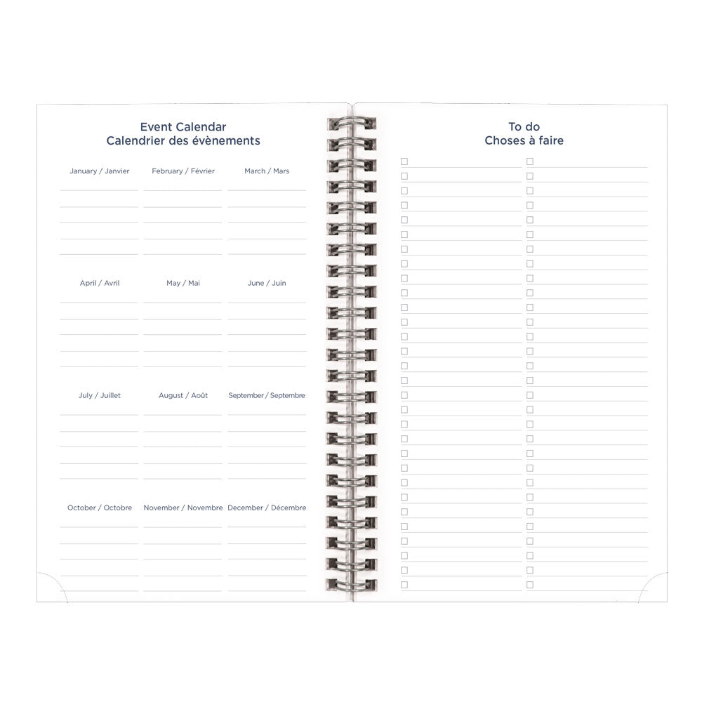 Blueline Academic Weekly Planner, Animal, 2026-2027 - Bilingual CA114BPA.01 #colour_cat