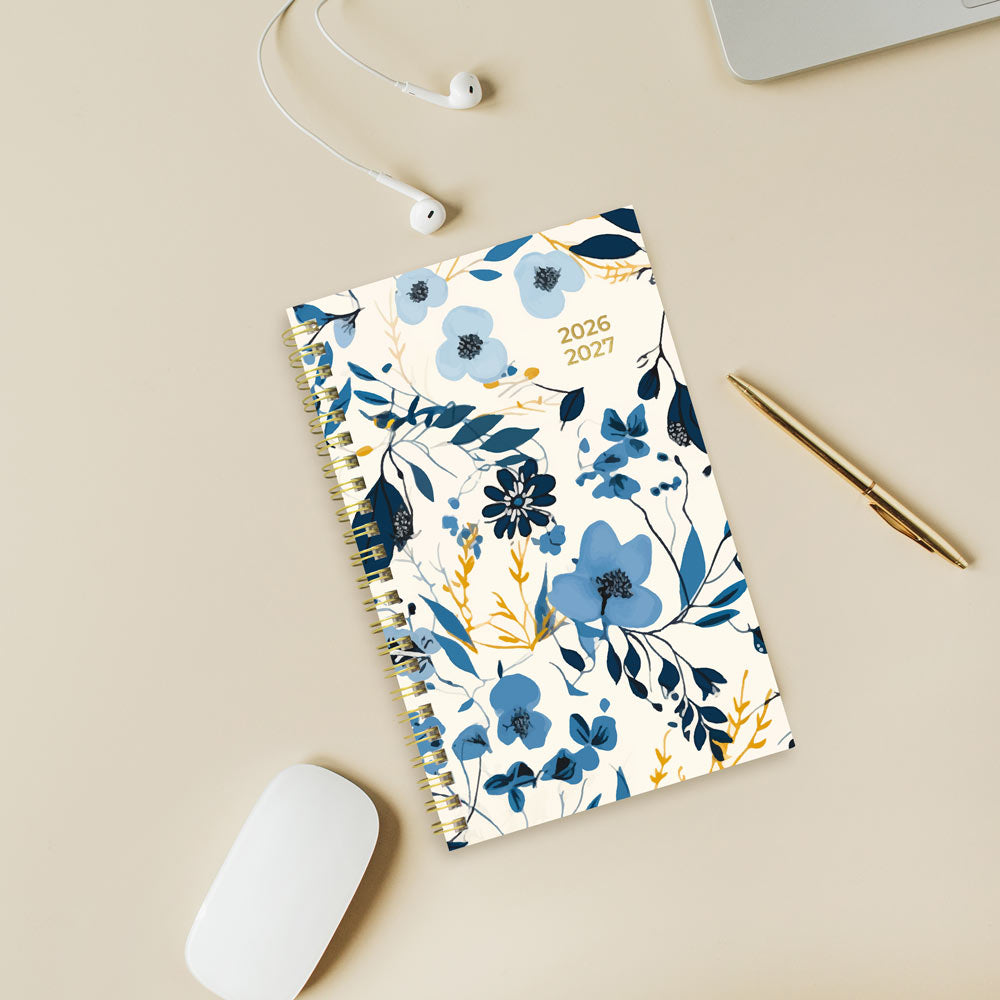 Blueline Academic Weekly Planner, Blossom, 2026-2027 - Bilingual CA114BPG.01 #colour_blossom-yellow