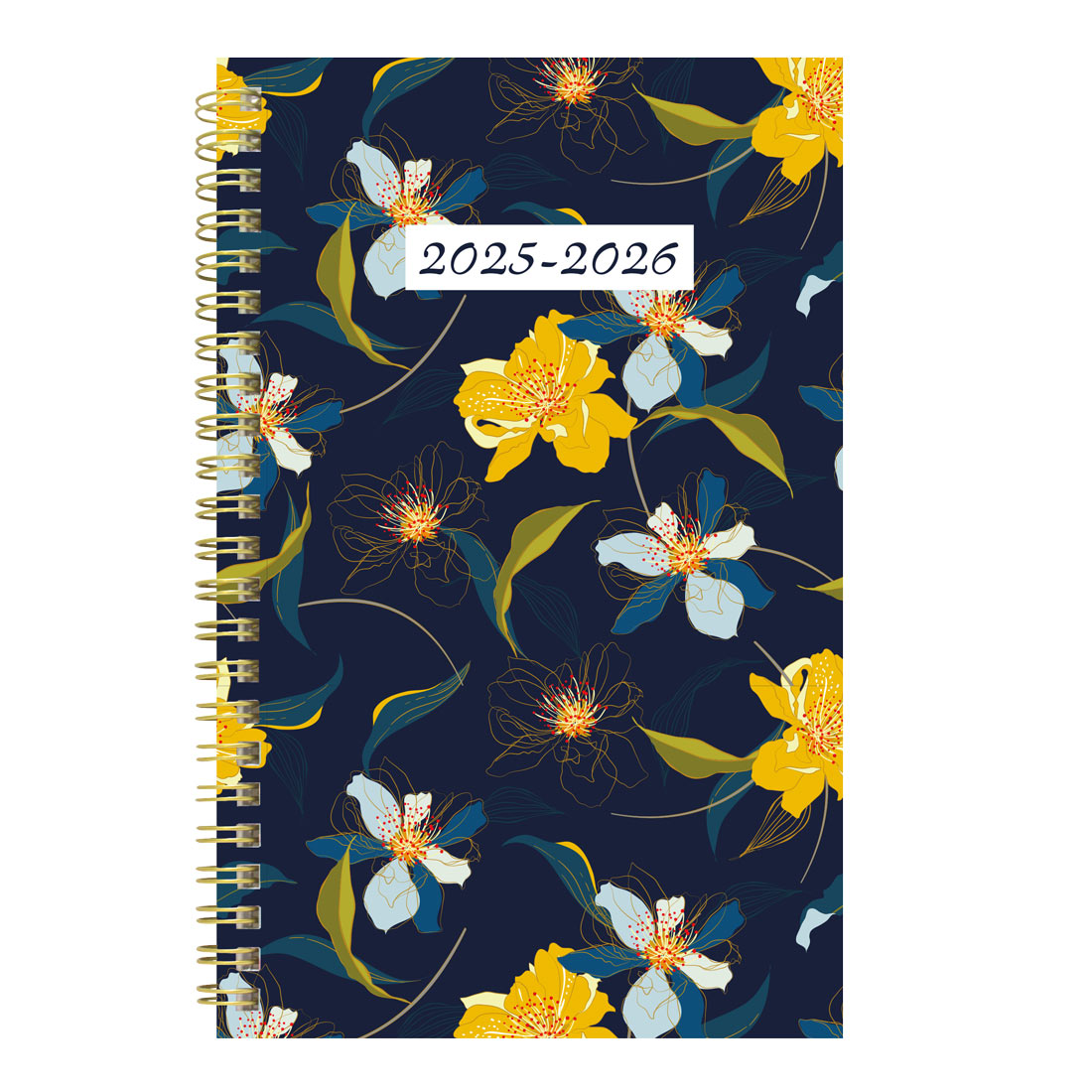 Academic Weekly Planner, Blossom, 2025-2026 - Bilingual - Blueline CA114BPG-26 #colour_blossom-navy
