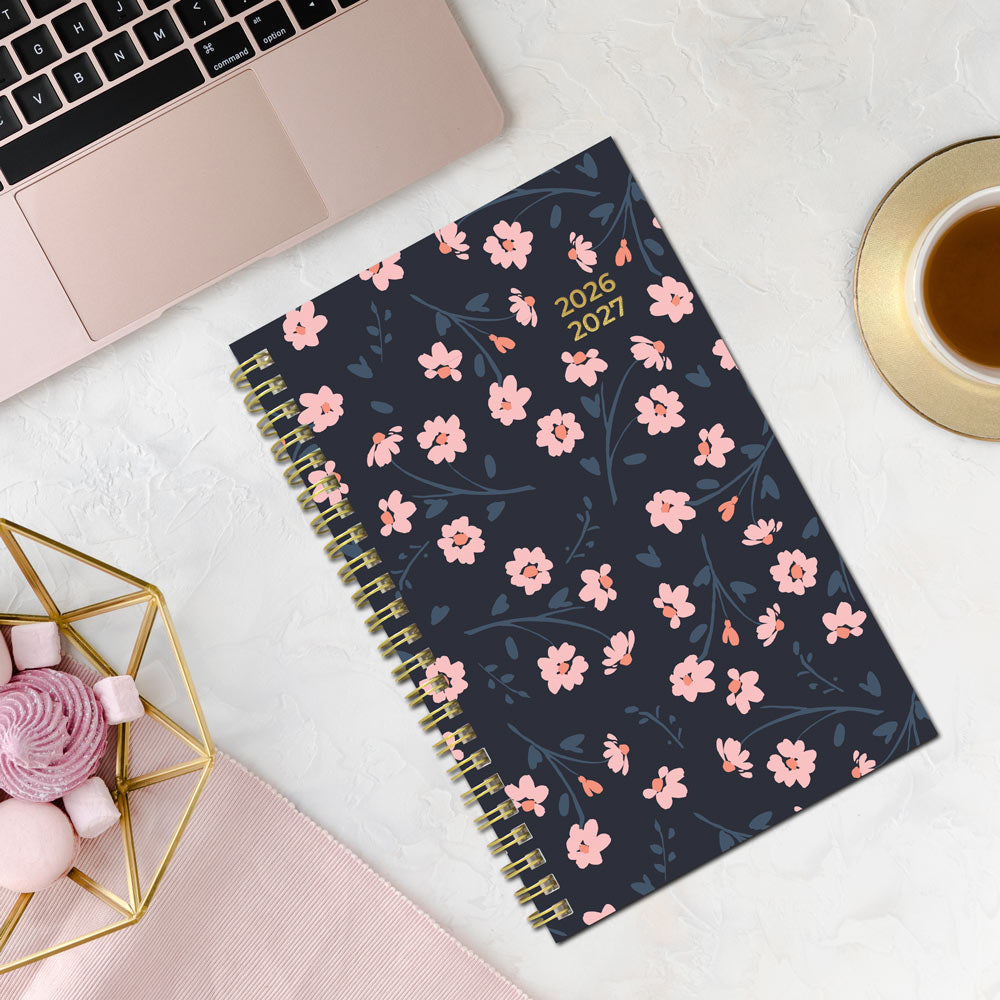 Blueline Academic Weekly Planner, Blossom, 2026-2027 - Bilingual CA114BPG.02 #colour_blossom-pink