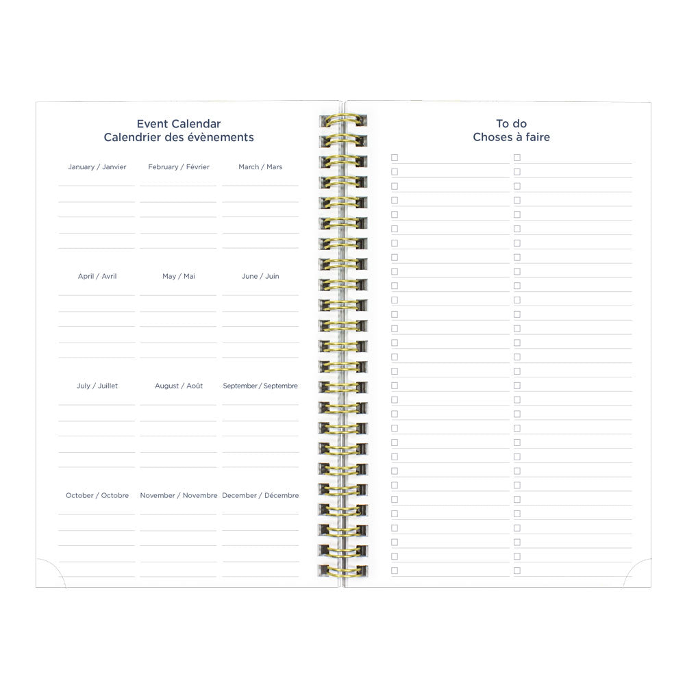 Blueline Academic Weekly Planner, Splash, 2026-2027 - Bilingual CA114BPI.02 #colour_waterfalls