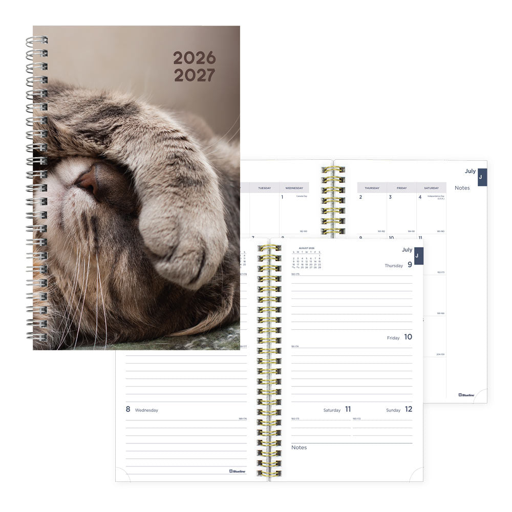 Blueline Academic Weekly Planner, Animal, 2026-2027 CA114PA.01 #colour_cat