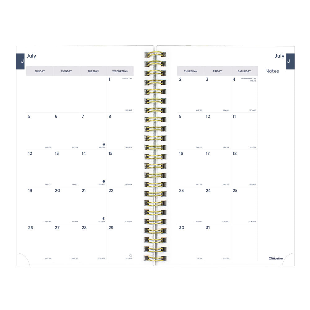 Blueline Academic Weekly Planner, Animal, 2026-2027 CA114PA.02 #colour_dog