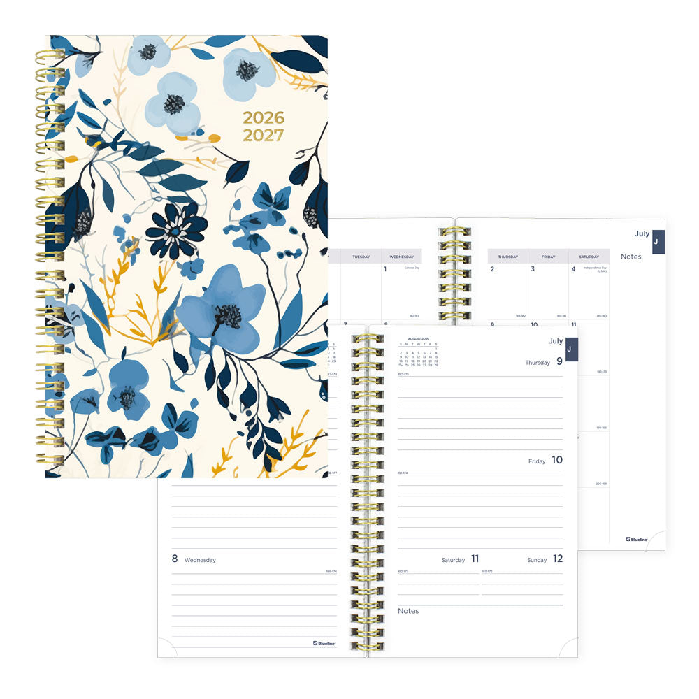 Blueline Academic Weekly Planner, Blossom, 2026-2027 - English CA114PG.01 #colour_blossom-yellow