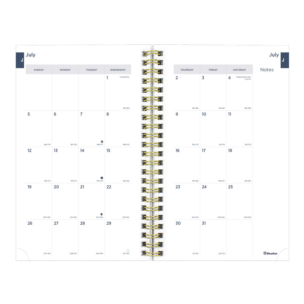 Blueline Academic Weekly Planner, Blossom, 2026-2027 - English CA114PG.02 #colour_blossom-pink