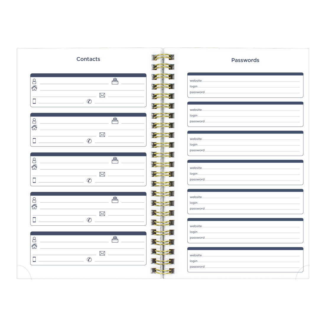 Academic Weekly Planner, Under the Sea, 2025-2026, Blueline CA114PH-26 #colour_waves