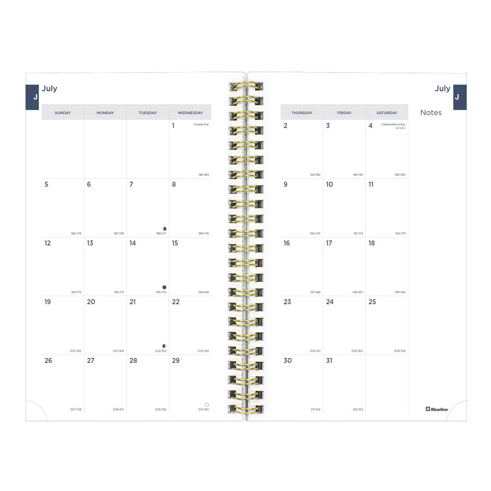 Blueline Academic Weekly Planner, Nautical, 2026-2027 CA114PH.03 #colour_shells