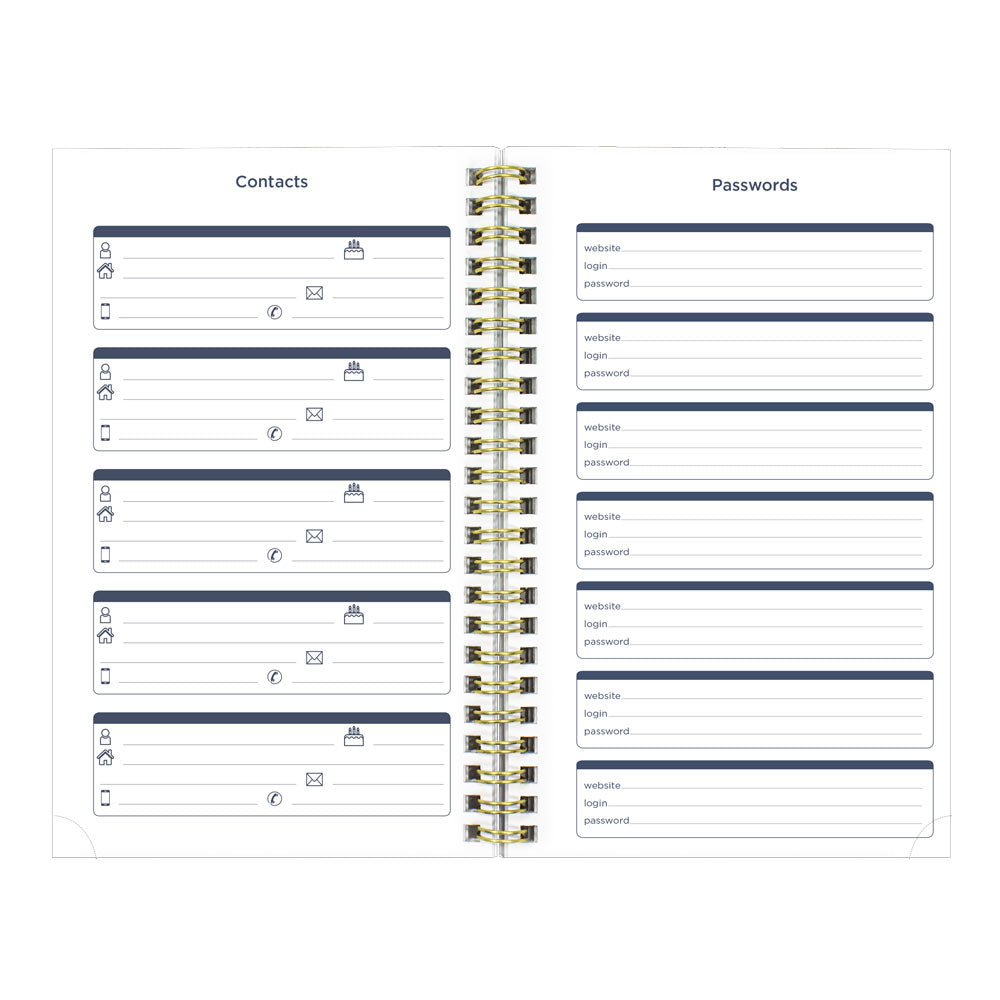 Blueline Academic Weekly Planner, Nautical, 2026-2027 CA114PH.03 #colour_shells