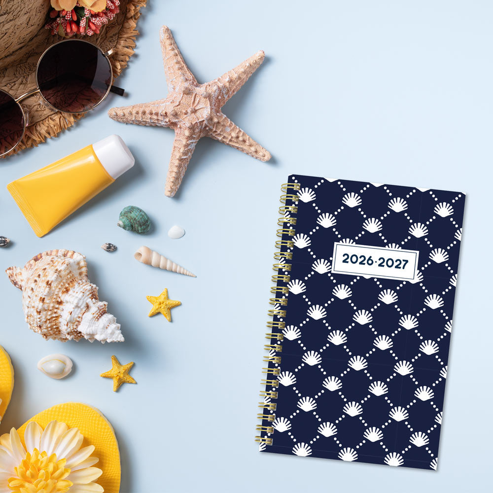Blueline Academic Weekly Planner, Nautical, 2026-2027 CA114PH.03 #colour_shells