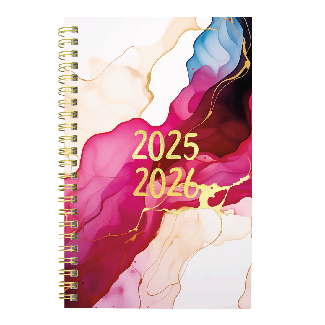 Academic Weekly Planner, Marble, 2025-2026, Blueline CA114PI-26 #colour_marble-pink