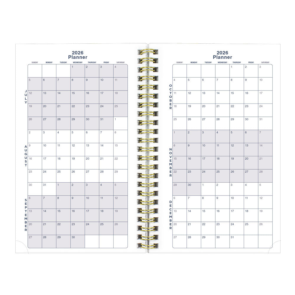 Blueline Academic Weekly Planner, Splash, 2026-2027 CA114PI.02 #colour_waterfalls