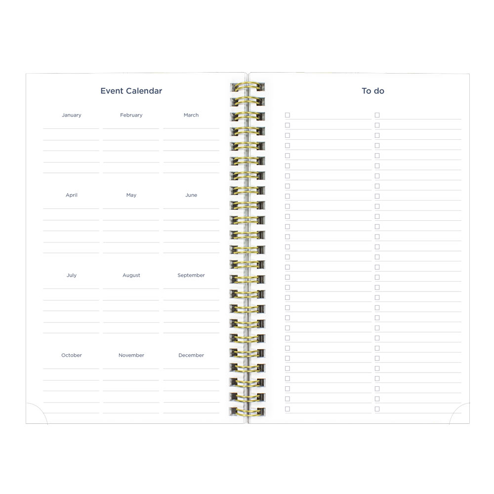 Blueline Academic Weekly Planner, Floral, 2026-2027, English CA114PM.01 CA114PM.01 #colour_floral-blue