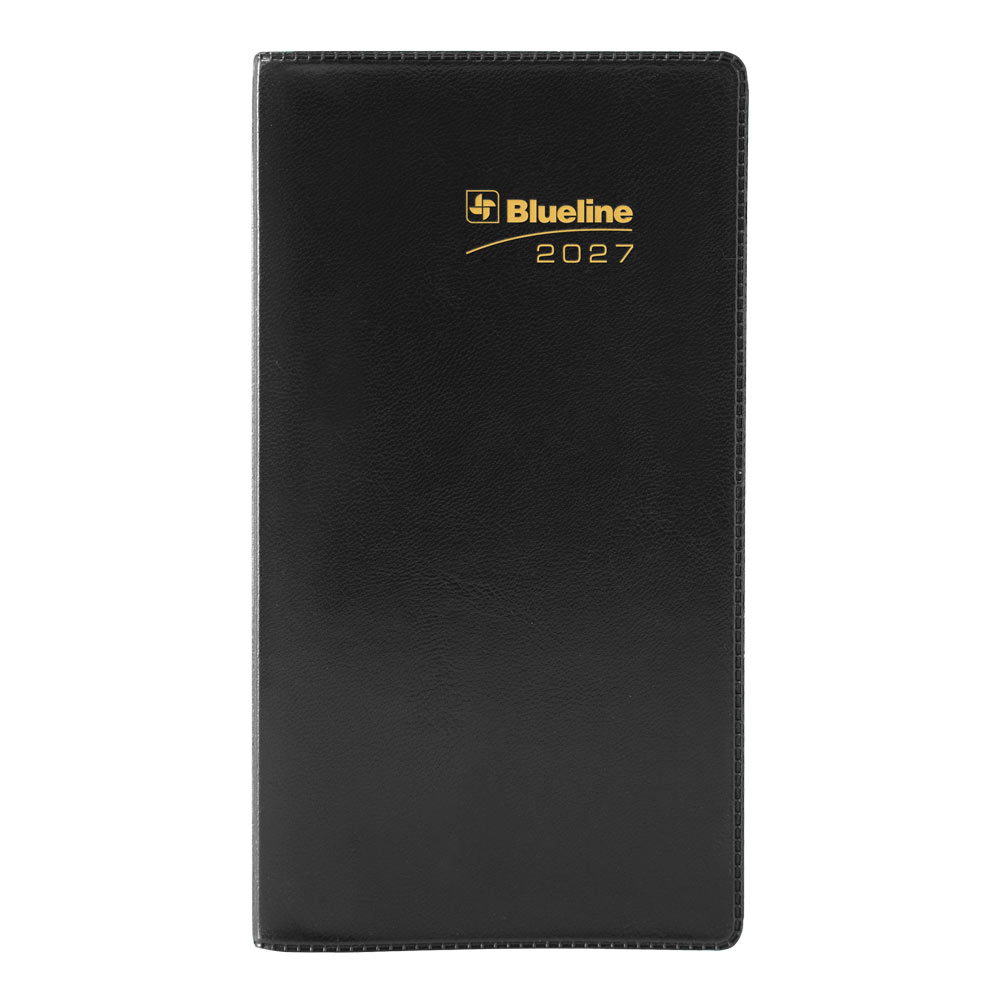 Blueline 18-Month Pocket Planner, Assorted Colours, 2026-2027 - Bilingual CA12B.AST