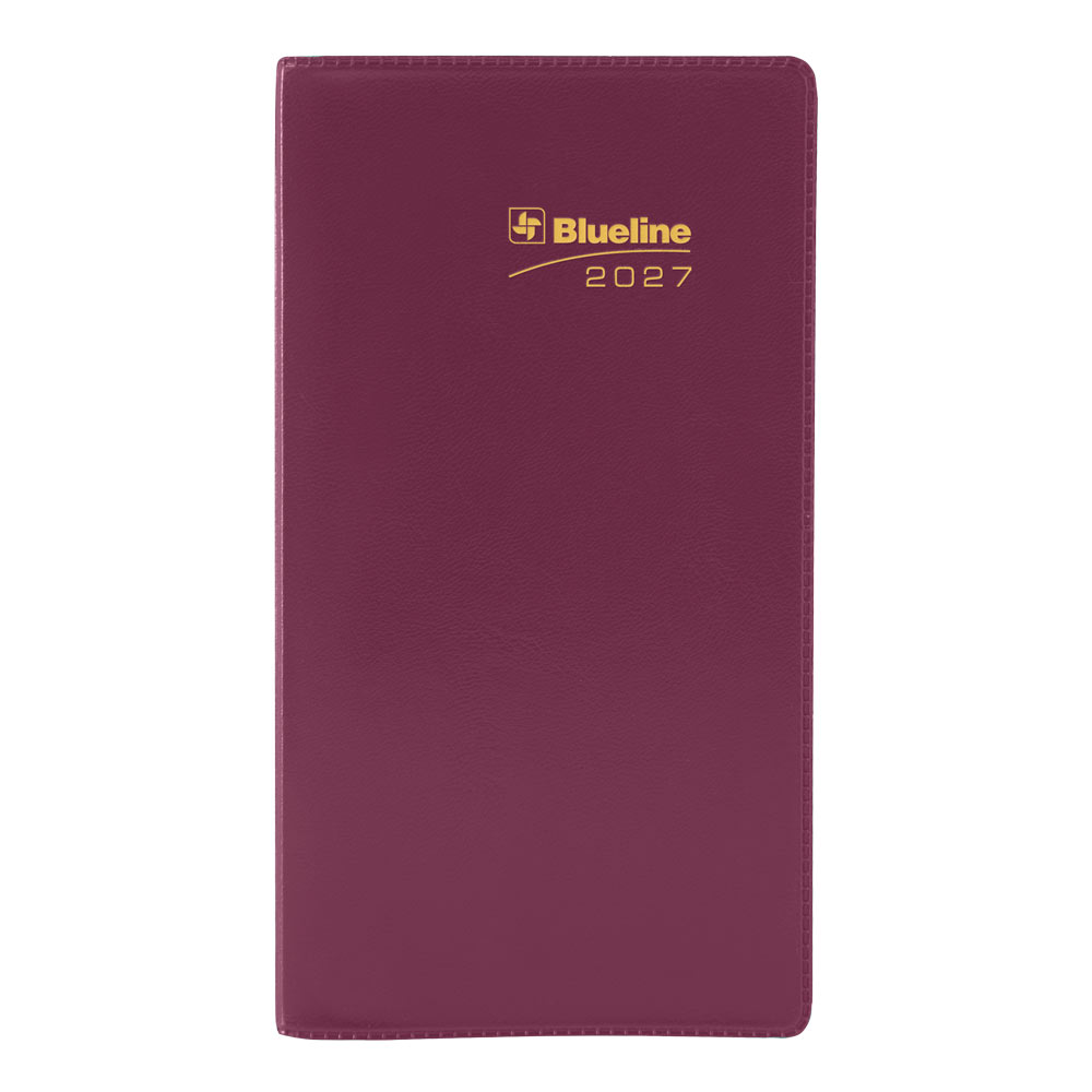 Blueline 18-Month Pocket Planner, Assorted Colours, 2026-2027 - Bilingual CA12B.AST