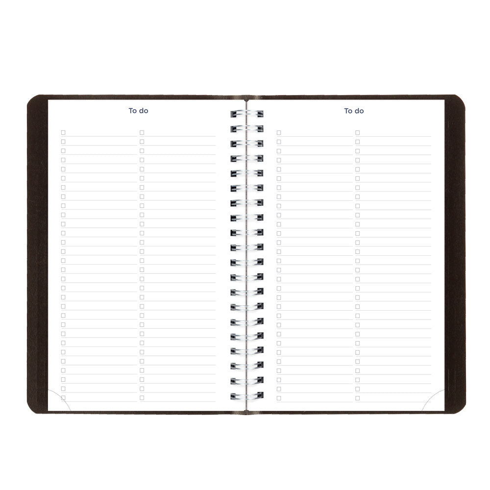 Blueline Academic Daily Planner, Classic Black, 2026-2027 - English CA201.BLK