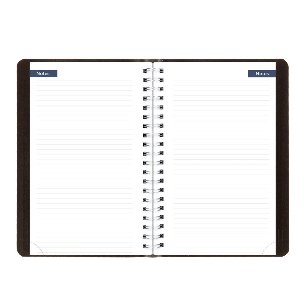 Blueline Academic Daily Planner, Classic Black, 2026-2027 - English CA201.BLK