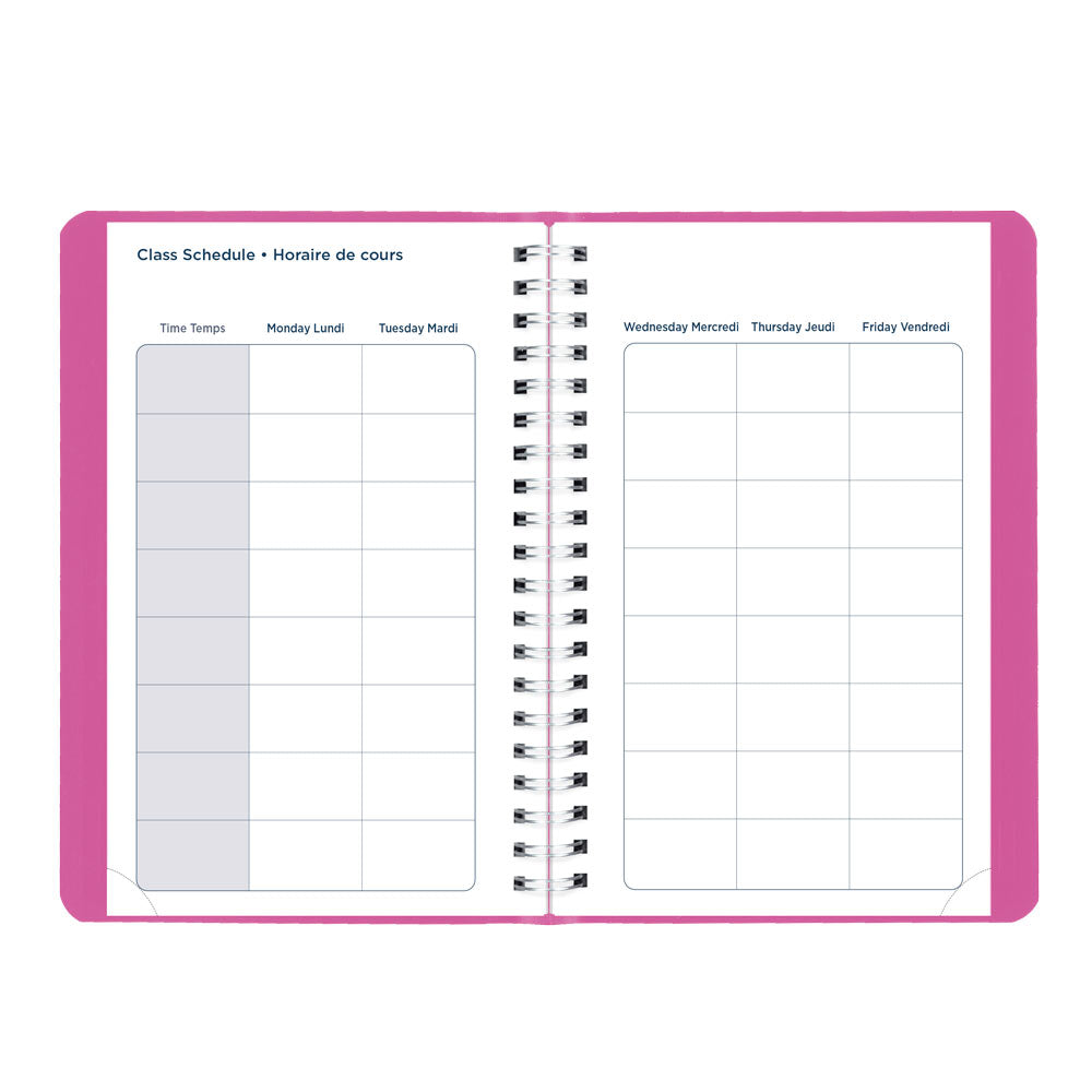 Blueline Academic Daily Planner, Fashion, 2026-2027 - Bilingual CA201BF.01 #colour_fashion-pink