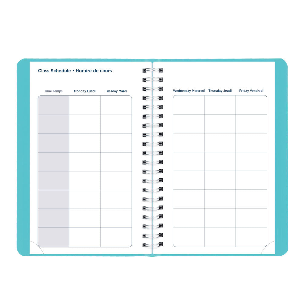 Blueline Academic Daily Planner, Fashion, 2026-2027 - Bilingual CA201BF.02 #colour_fashion-blue