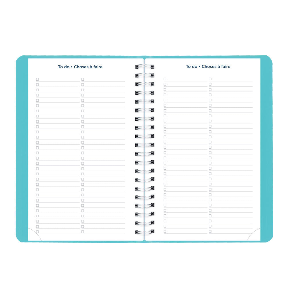 Blueline Academic Daily Planner, Fashion, 2026-2027 - Bilingual CA201BF.02 #colour_fashion-blue
