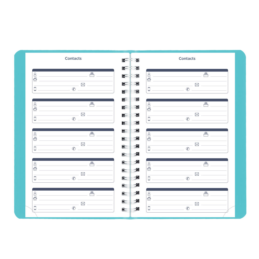 Blueline Academic Daily Planner, Fashion, 2026-2027 - Bilingual CA201BF.02 #colour_fashion-blue