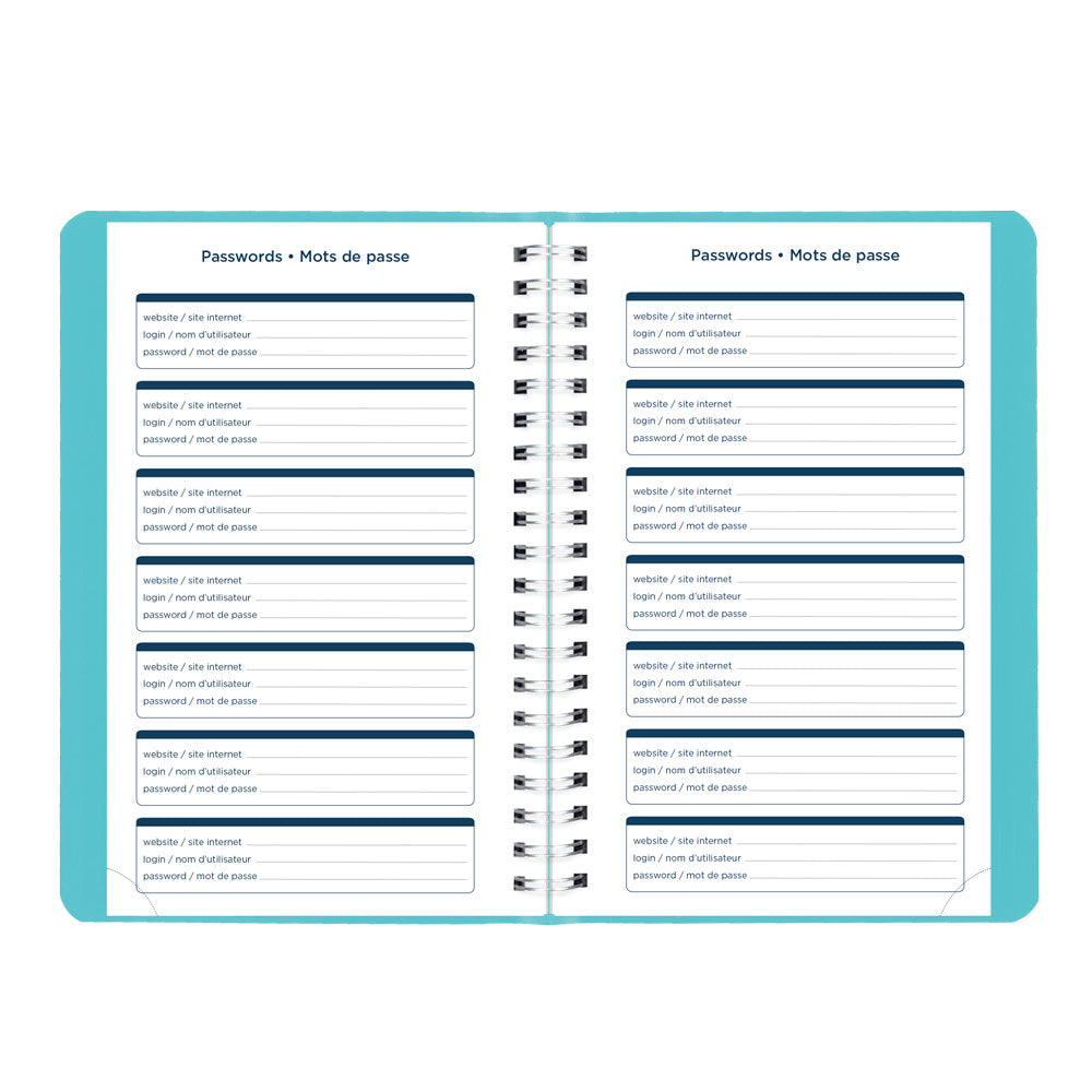 Blueline Academic Daily Planner, Fashion, 2026-2027 - Bilingual CA201BF.02 #colour_fashion-blue