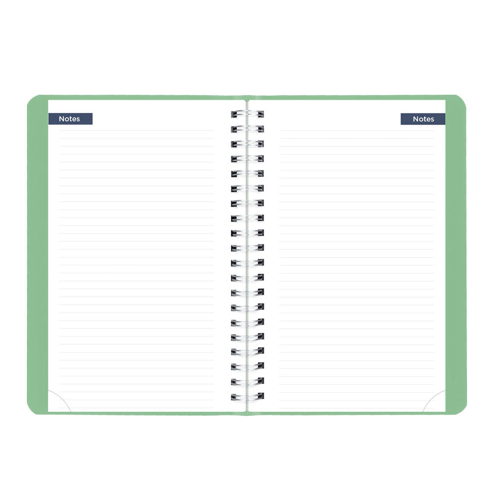 Blueline Academic Daily Planner, Fashion, 2026-2027 - Bilingual CA201BF.03 #colour_fashion-green