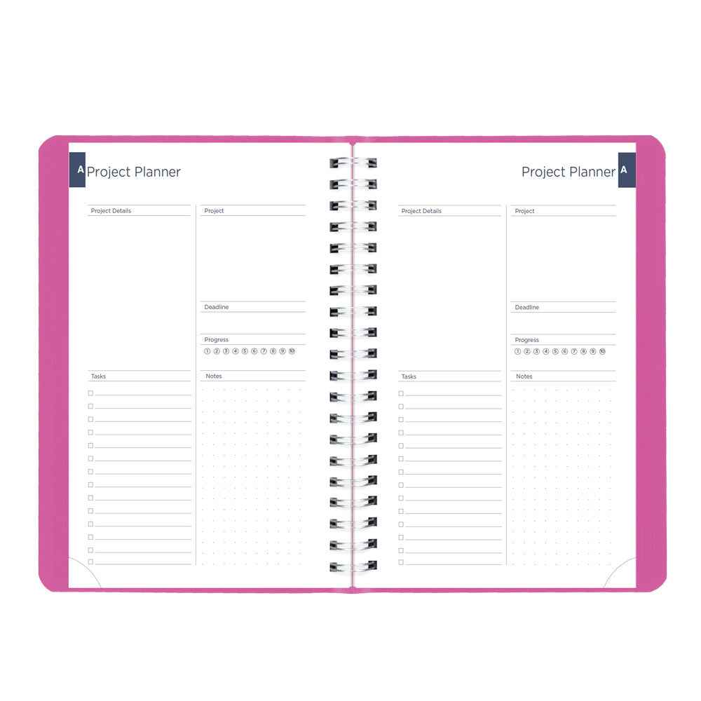 Blueline Academic Daily Planner, Fashion, 2026-2027 - English CA201F.01 #colour_fashion-pink