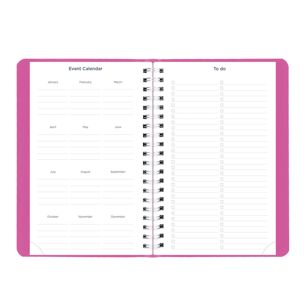 Blueline Academic Daily Planner, Fashion, 2026-2027 - English CA201F.01 #colour_fashion-pink