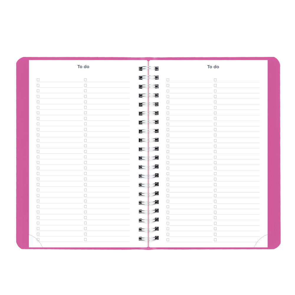 Blueline Academic Daily Planner, Fashion, 2026-2027 - English CA201F.01 #colour_fashion-pink