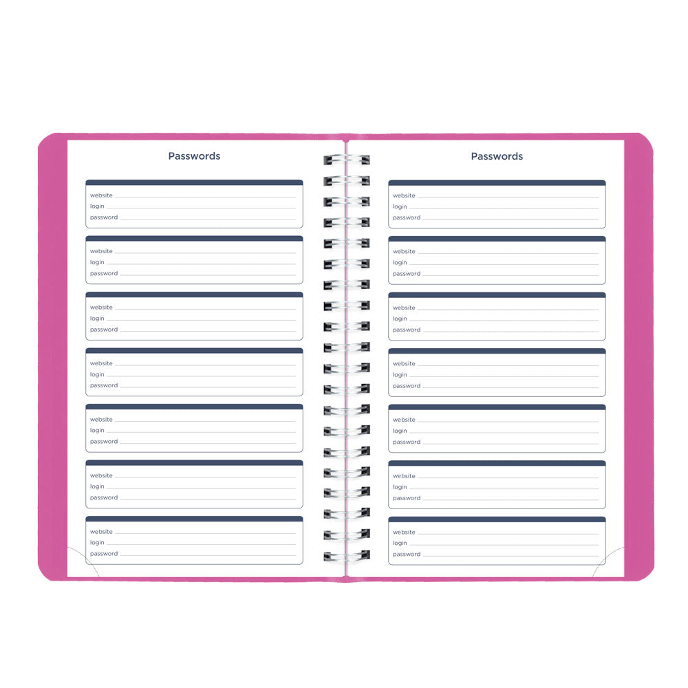 Blueline Academic Daily Planner, Fashion, 2026-2027 - English CA201F.01 #colour_fashion-pink