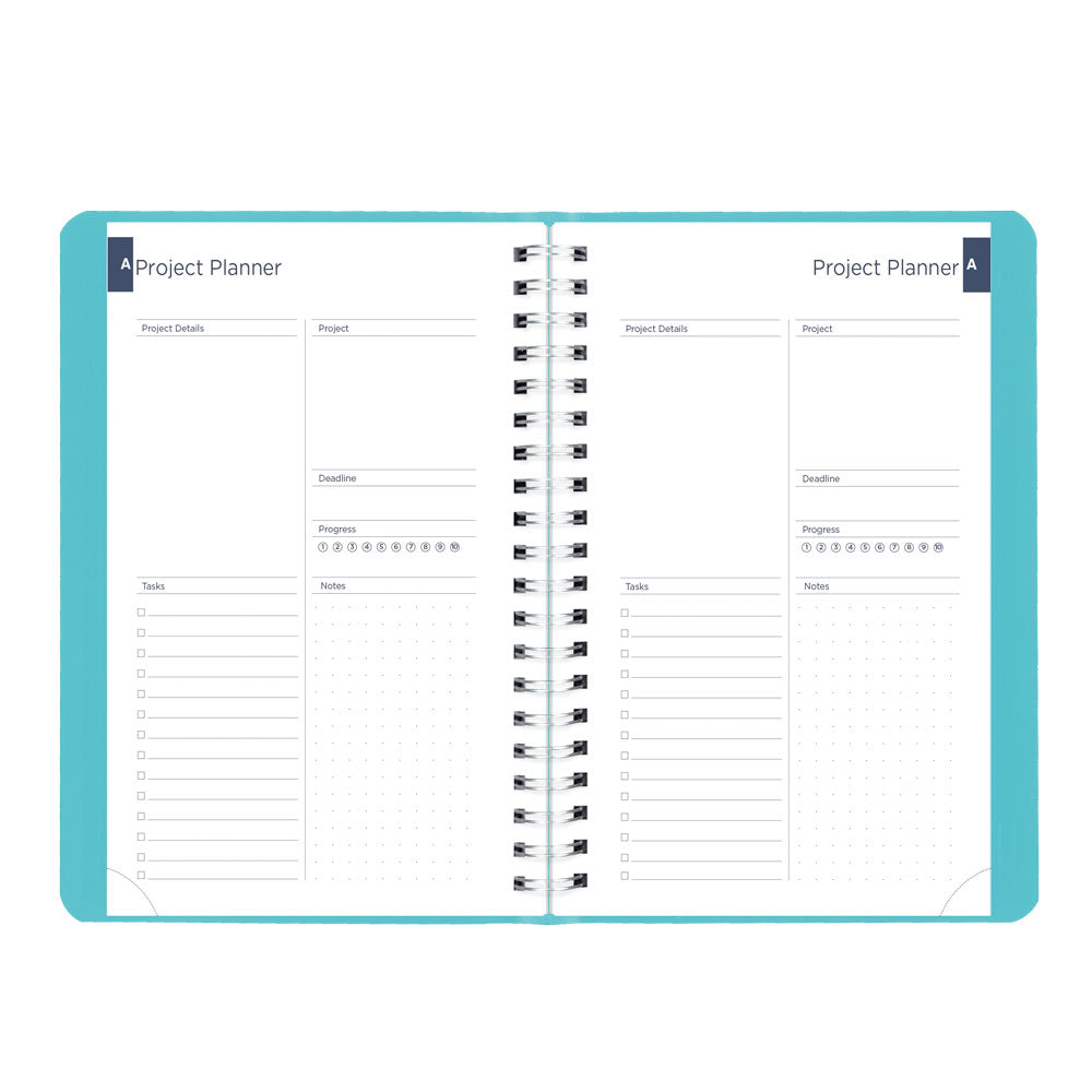 Blueline Academic Daily Planner, Fashion, 2026-2027 - English CA201F.02 #colour_fashion-blue